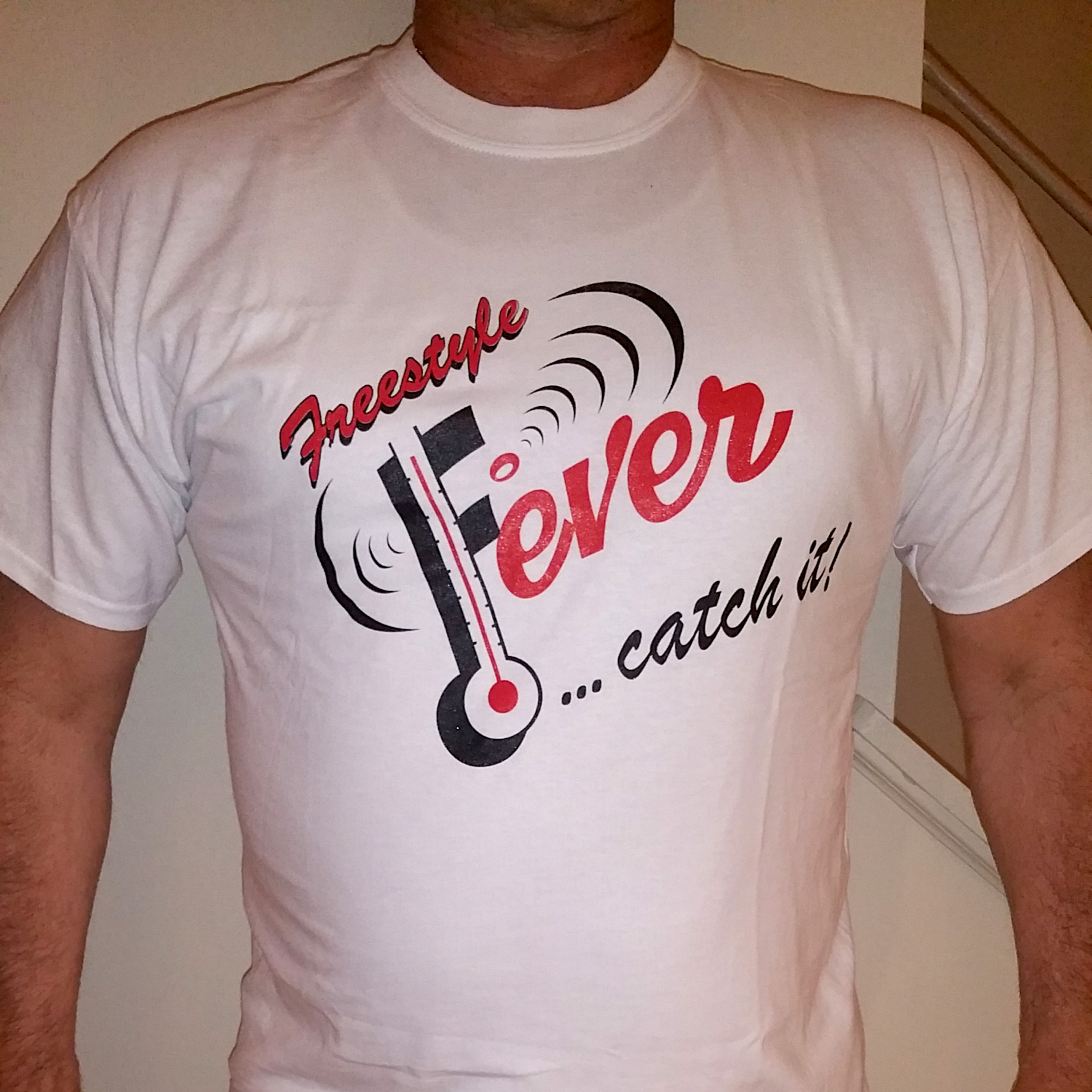 Freestyle Fever records White T-Shirt